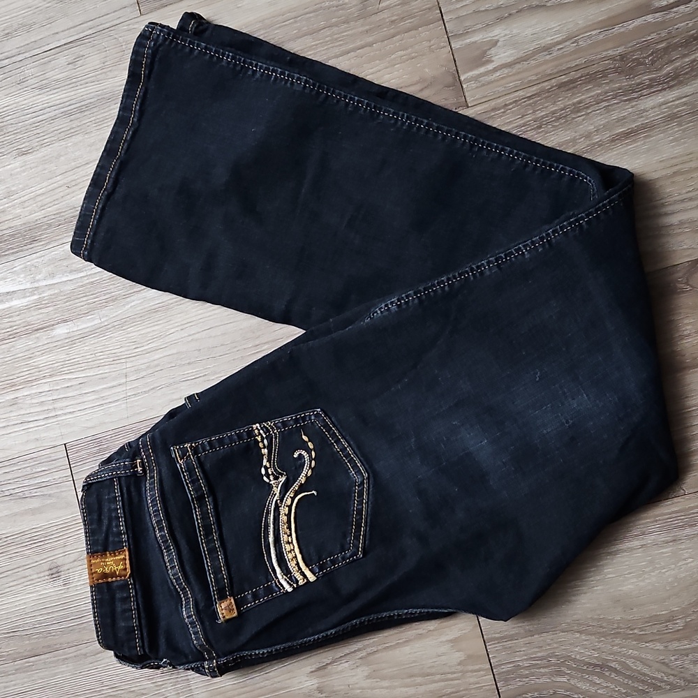 🌟Aura By Wrangler Instantly Slimming Denim Bootcut Blue Jeans Women's 10S